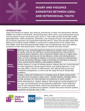 njury and Violence Disparities Between LGBQ+ and Heterosexual Youth