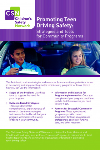 Promoting Teen Driving Safety: Strategies and Tools for Community Programs