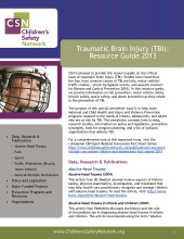 Traumatic Brain Injury (TBI): Resource Guide 2013
