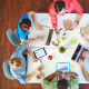 people around a table