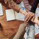 hands connected