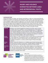 Injury and Violence Disparities Between LGBQ+ Heterosexual Youth
